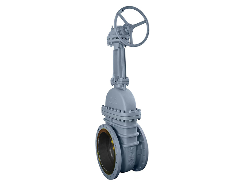 Flat gate valve